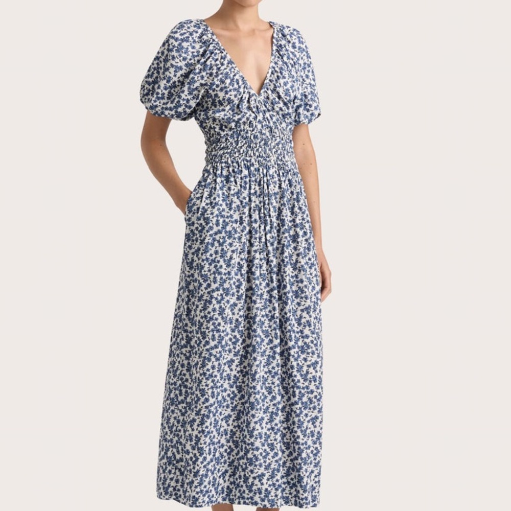 New w Tag: Faithfull Valras Midi Dress. US Size 6 - Picture 3 of 11